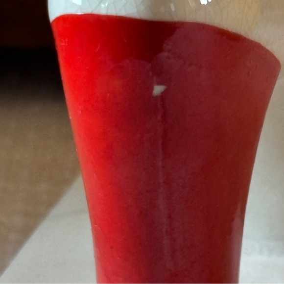 Vintage Napco Ceramic Holiday Boot Tall Victorian Lady Heel holly Christmas boot - Picture 10 of 10